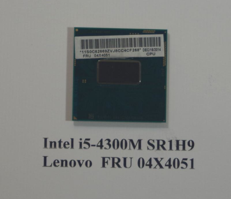 Intel Core i5 - 4300M / FCPGA946 Intel Socket G3