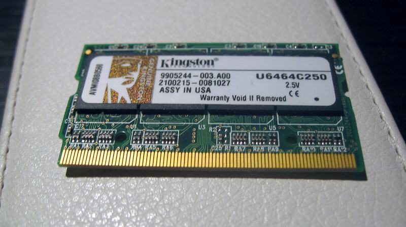 Kingston 512mb 512 mb PC2700 172pin microdimm U6464C250