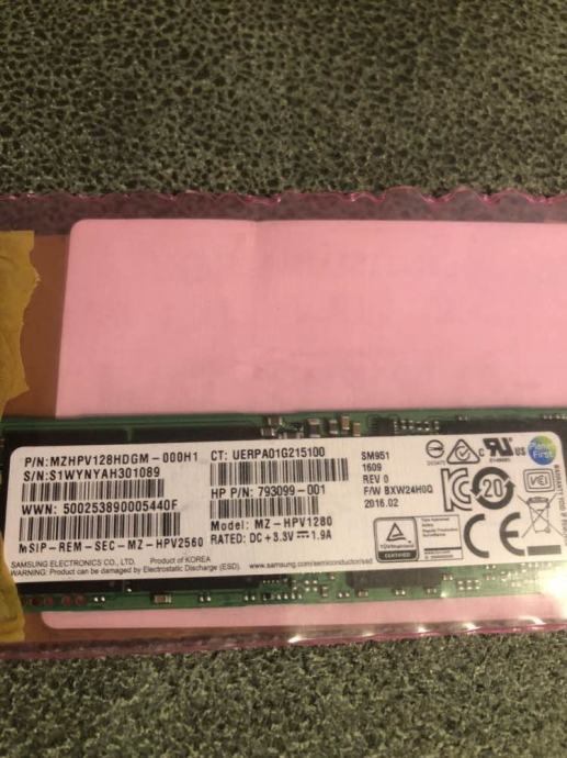 SSD M2 128GB Samsung