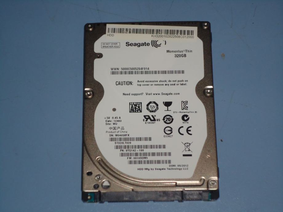 Seagate 2,5 Momentus Thin 7mm HDD 320GB