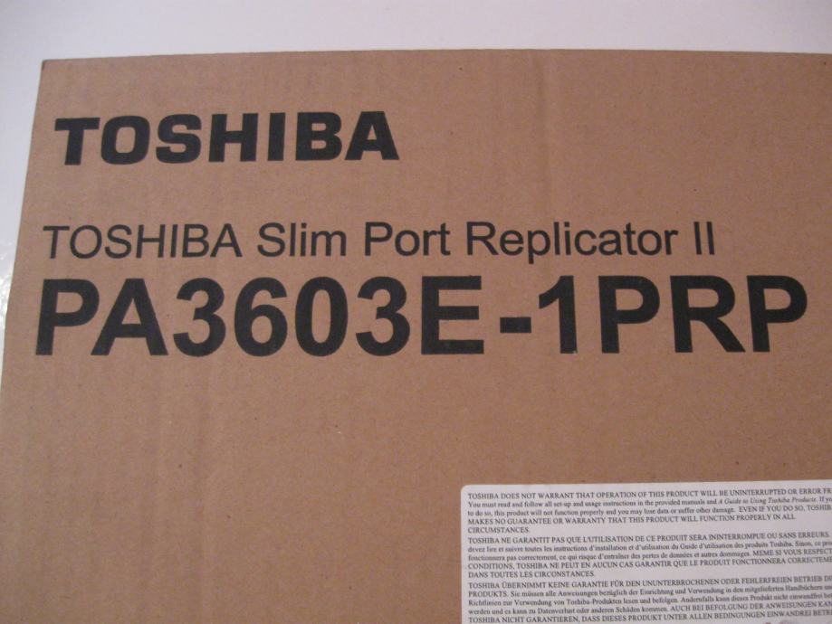 Toshiba Port Replicator Slim II PA3603E-1PRP