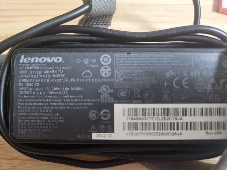 lenovo adapter adlx65nlt3a