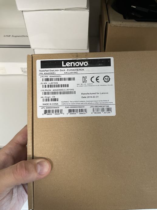 Lenovo OneLink+ dock novo