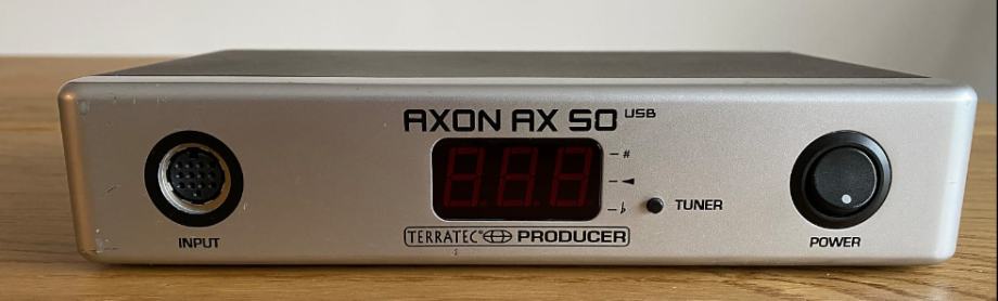 Axon AX 50 - guitar to MIDI conversion