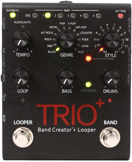 Digitech TRIO +   band creator + looper