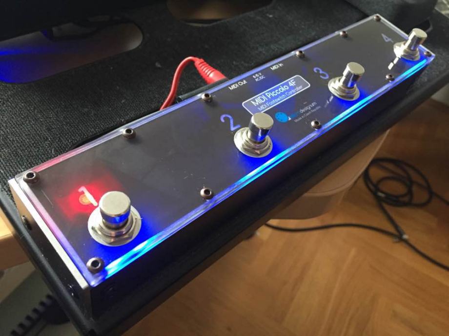 Midi footswitch controller