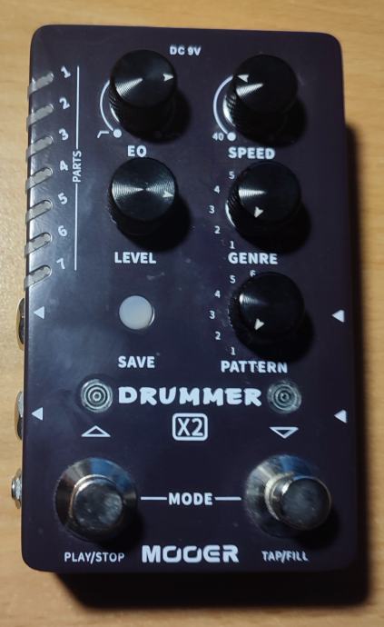 Mooer drummer X2 pedalu, prodajem, izgleda kao novo, orginal kutija!