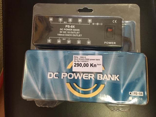 Power bank , napajanje za 8 pedala.  Novo , garancija.  Samo:290,00kn