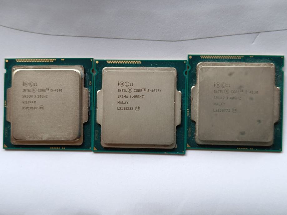 3x 1150 Intel CPU  - i5-4690 , i5-4670k  i   i3-4130