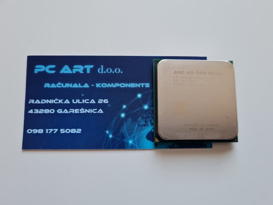 AMD A10 Series A10 5800K AD580KWOA44HJ Socket FM2 Ra un R1