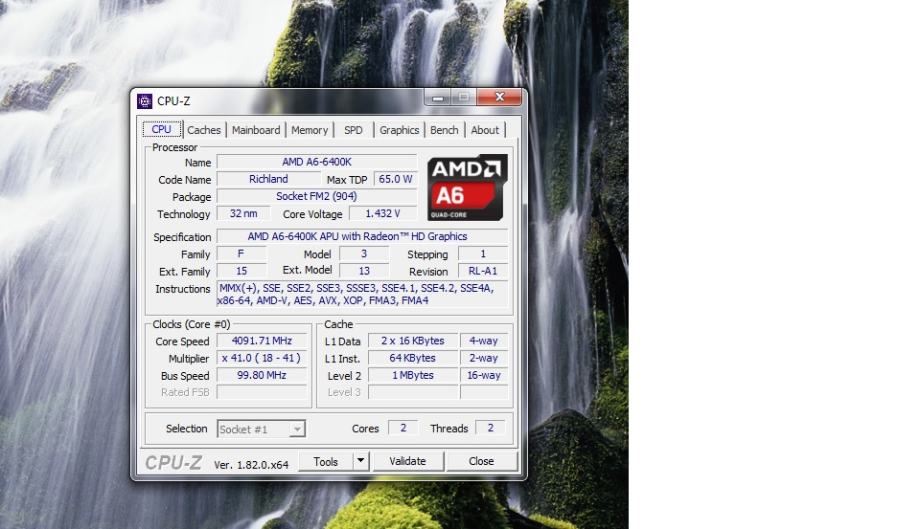 Amd A6 6400k 3 9ghz 4 1ghz Dual Core Black Edition Processor Fm2 65w