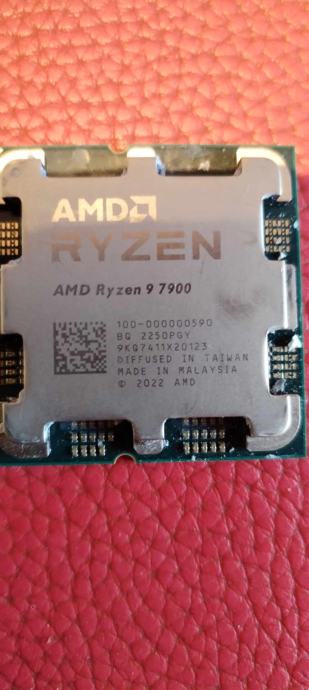 AMD AM5 Ryzen 9 7900 Box 4,0GHz MaxBoost 5,4GHz 12xCore 24xThreads 76M