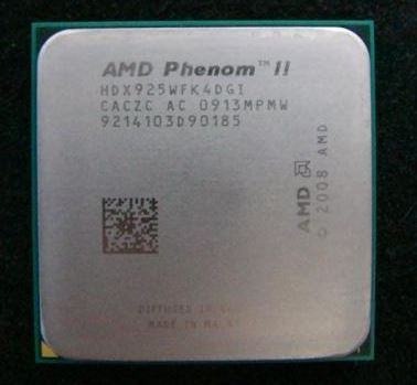 AMD Phenom II X4 925 (4x 2.8GHz) 95W TDP socket AM2+ AM3