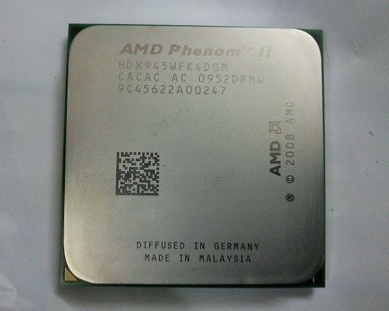 AMD Phenom II X4 945 (4x 3.0GHz) 95W TDP socket AM2+ AM3