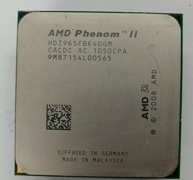 AMD Phenom II X4 965 BE Black Edition (4x 3.4GHz 6MB) AM2+ AM3 socket