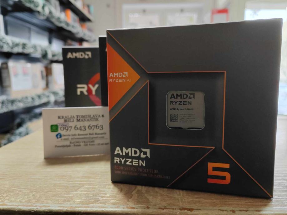 AMD Ryzen 5 8600G BOX procesor i hladnjak AM5