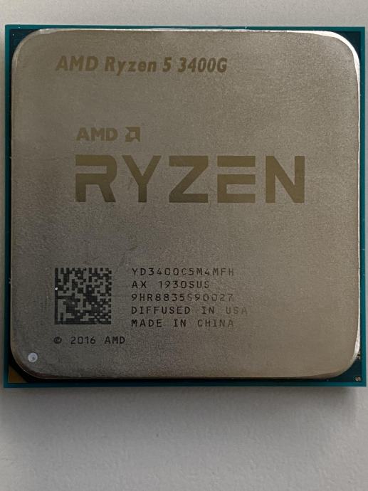 CPU AMD Ryzen 5 3400G, bez ili sa hladnjakom Wraith Spire