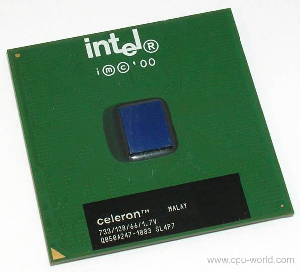 Intel Celeron 733 / 128 / 66 / 1.7V