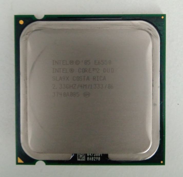 Intel Core 2 Duo E6550 (2.33 GHz, 4MB cache, 1333 MHz FSB)