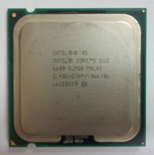 Intel Core 2 Duo E6600 (2x 2.4 GHz 4M Cache 1066 FSB) SOCKET 775