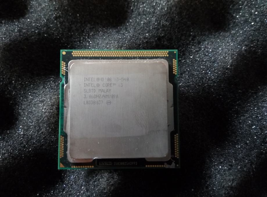 Intel® Core™ i3-540 Processor, (4M Cache, 3.06 GHz), LGA1156