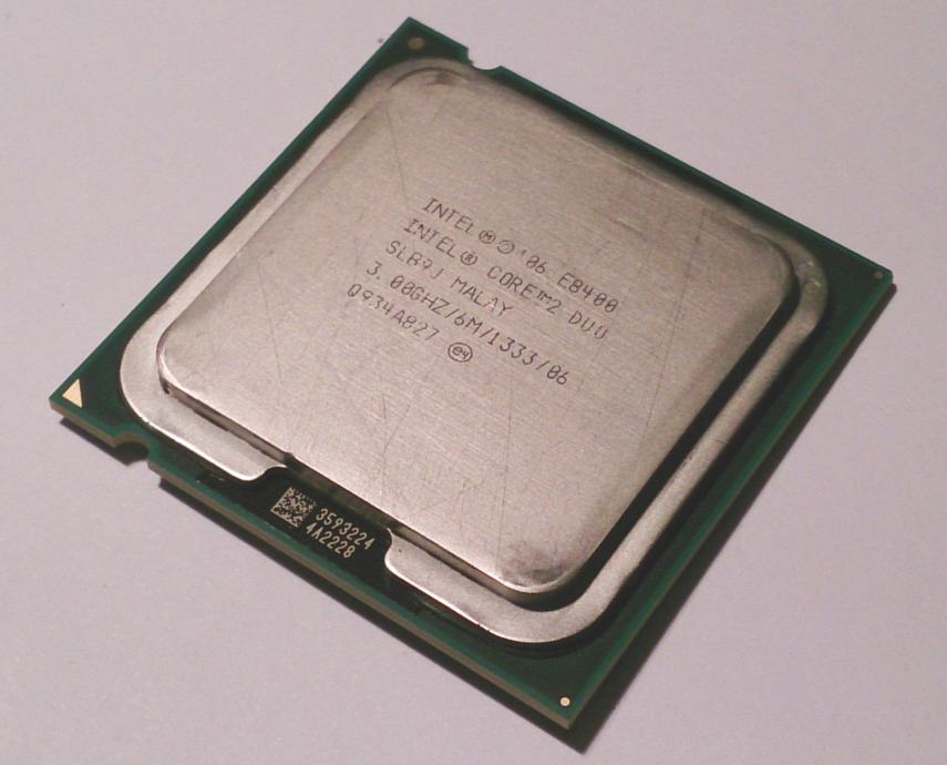 INTEL E8400 EO , 6Mb, LGA 775 + DDR2 1Gb 667MHz