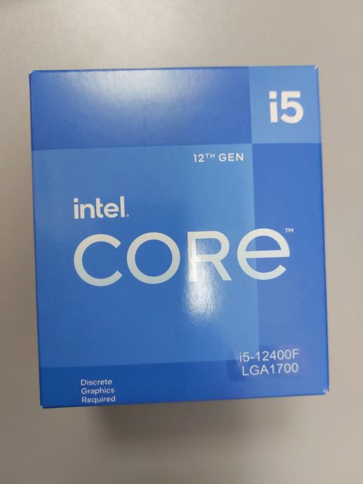 Intel i5-12400F 6C/12T