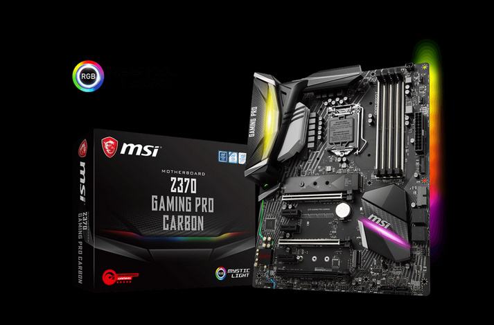 Intel i7 8700k + MSI z370 gaming pro carbon + be quiet dark rock pro 3