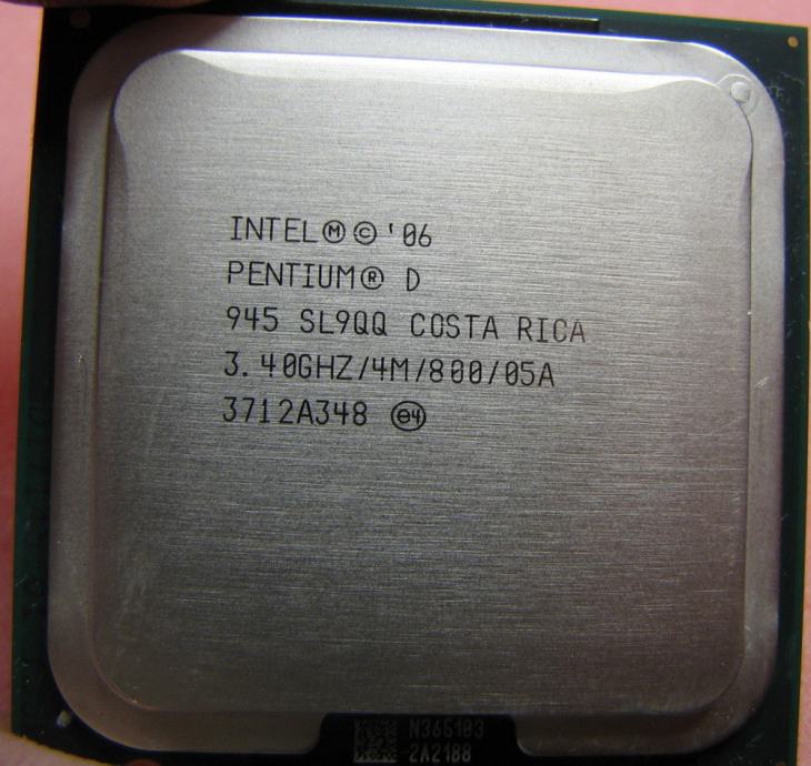 Intel pentium d 945 разгон