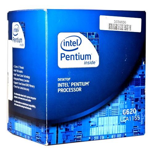 Intel® Pentium® G620 (3M Cache, 2.60 GHz) Socket 1155