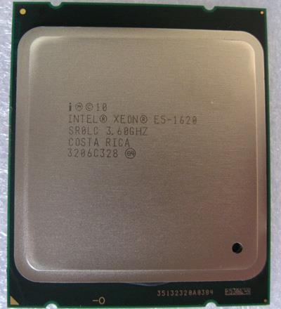 Intel Xeon Processor E5-1620 (10M Cache, 3.6 - 3.8 GHz, socket 2011)