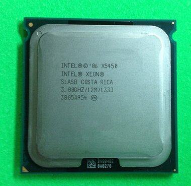 Intel Xeon X5450 (4x 3GHz 12M Cache) = Core 2 Quad Q9650 + adapter 775