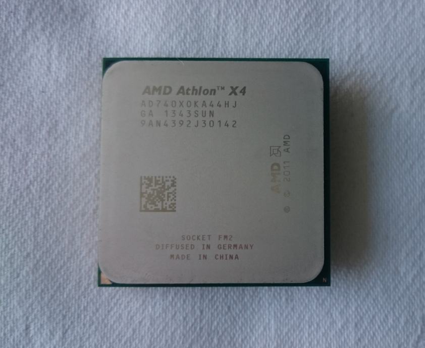 Разгон процессора amd athlon x4 740