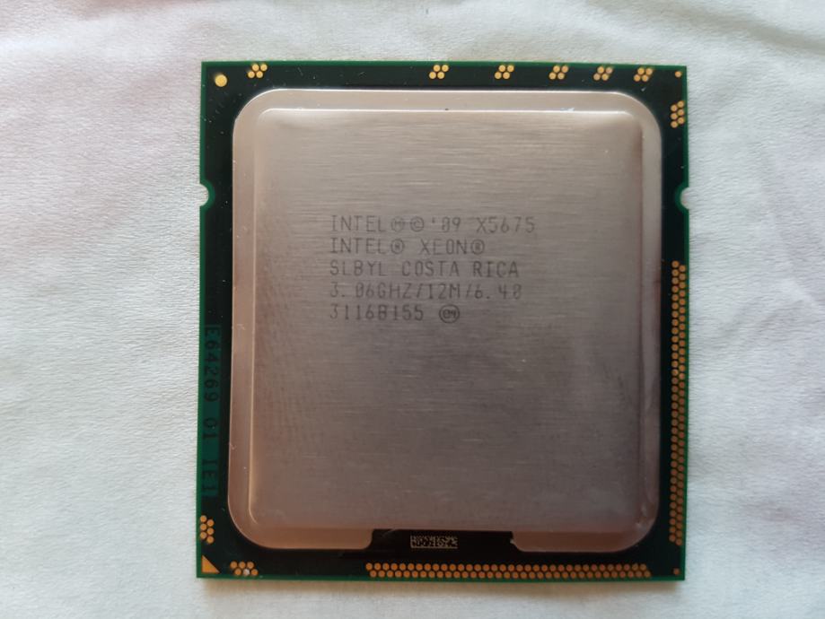 Xeon X5675, socket 1366 (X58 chipset) hexacore (+ hyperthreading)