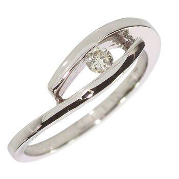 Zaručnički prsten (bijelo zlato s briljantom) - prodajem
