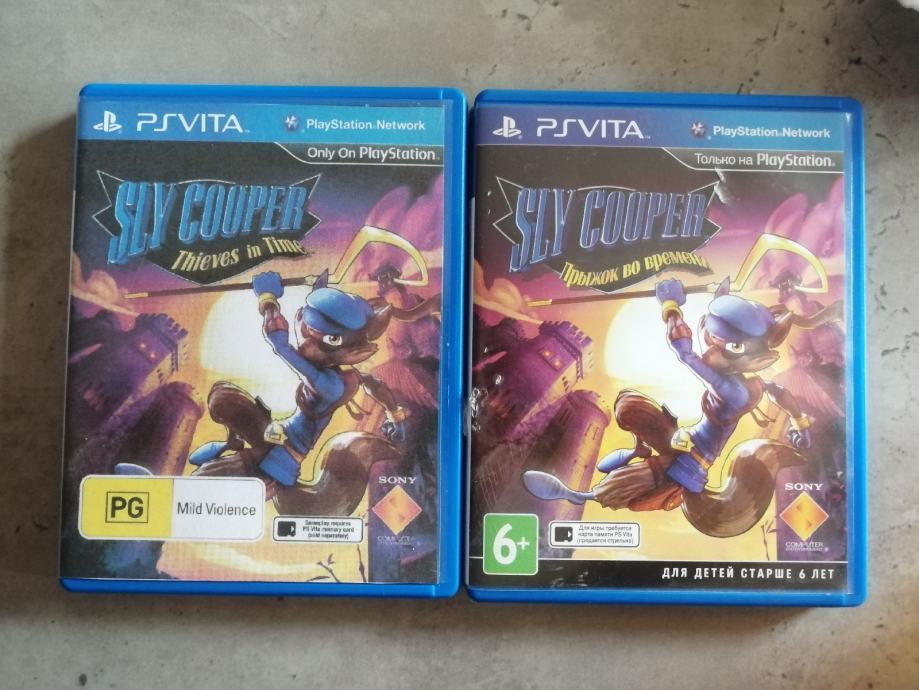 Sly cooper thieves in shop time vita