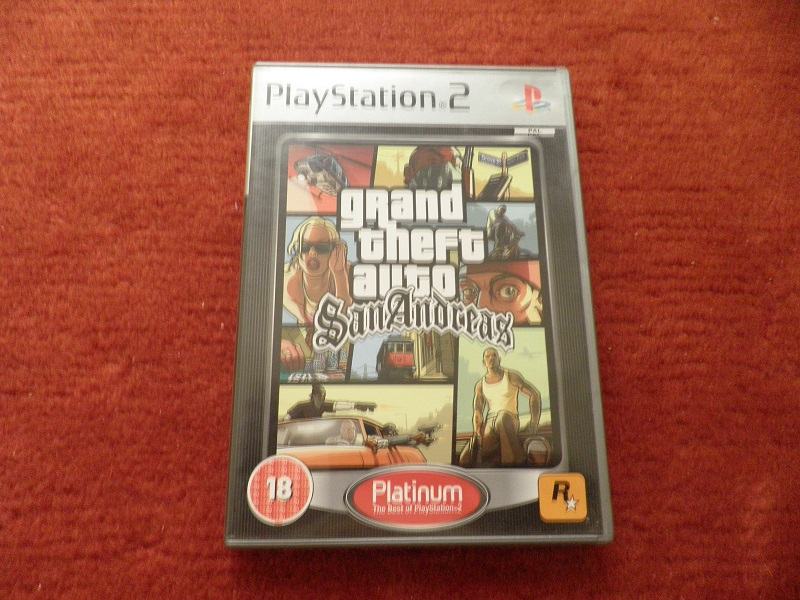 Grand Theft Auto San Andreas Ps2 Gta San Andreas Ps2 Platinum