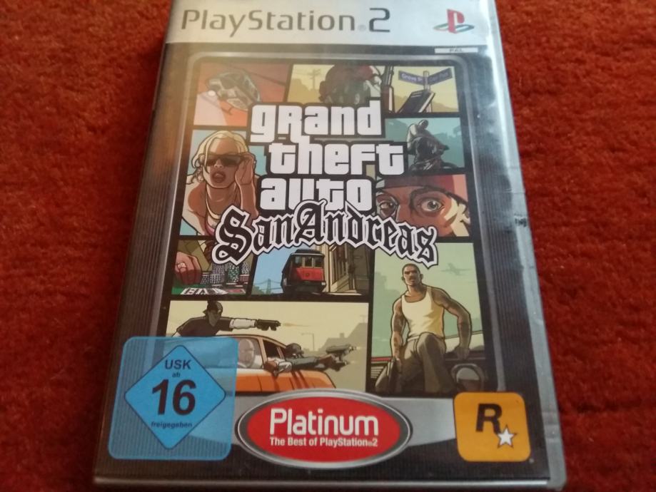 grand theft auto san andreas ps2 gta san andreas ps2 platinum