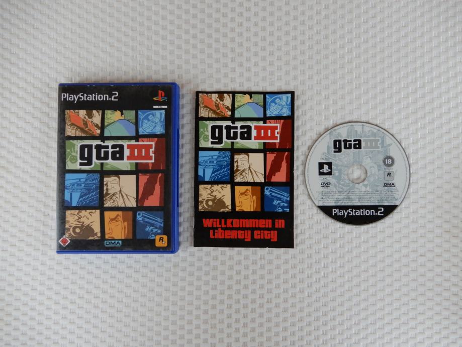 GTA 3 za Playstation 2 PS2 #1803