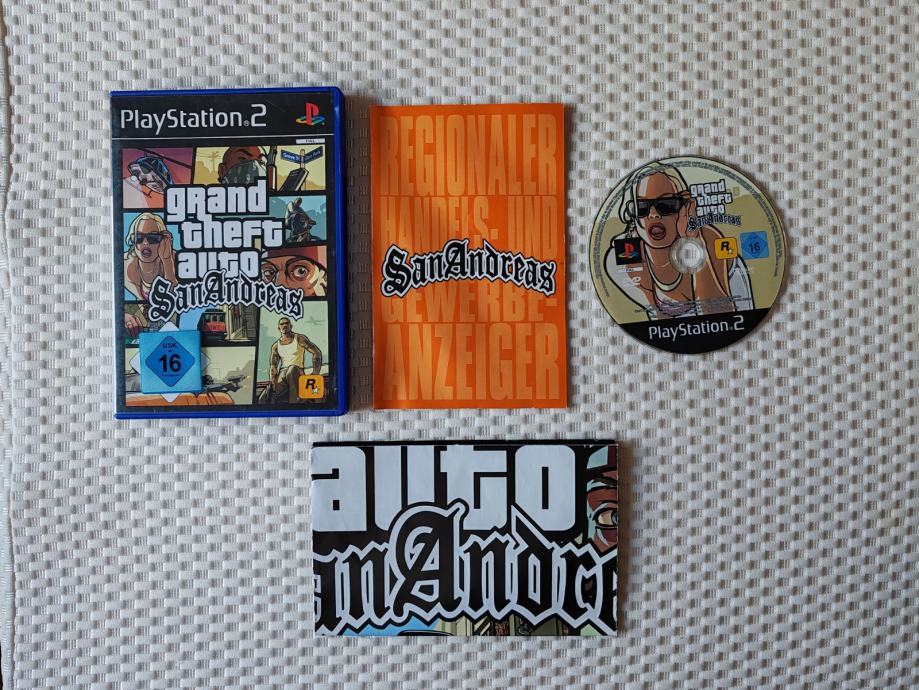 GTA San Andreas kao NOVA za Playstation 2 PS2 #983