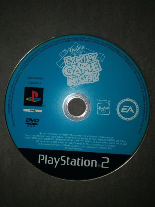 Hasbro family game night ps2