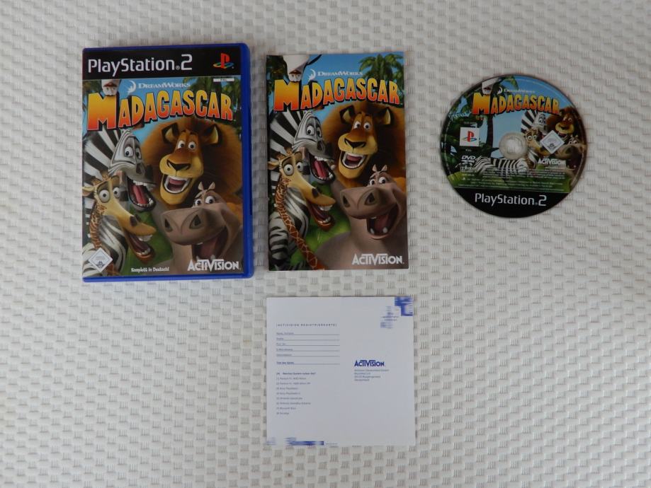 madagascar za Playstation 2 PS2 #1723