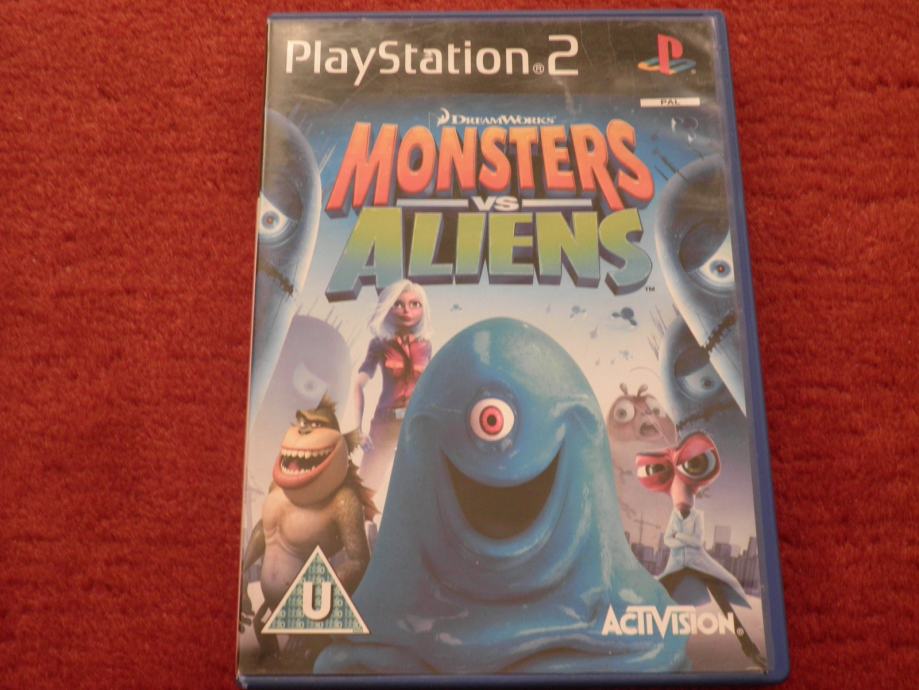 monsters vs aliens ps2