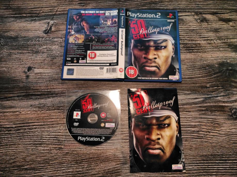 ps2 50 Cent Bulletproof ps2