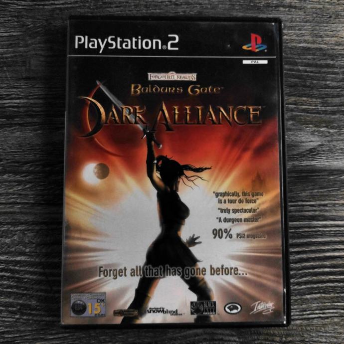 ps2 Baldur's Gate Dark Alliance ps2