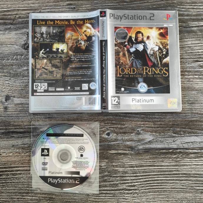 Ps2 Lord Of The Rings Return Of The King Ps2