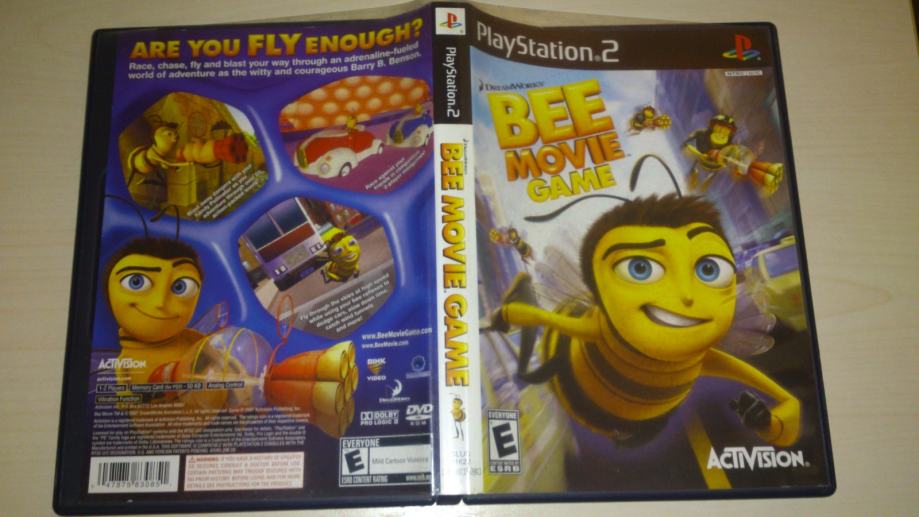 PS2 ORIGINAL IGRA  BEE MOVIE GAME ( ŽIVOT PČELA )