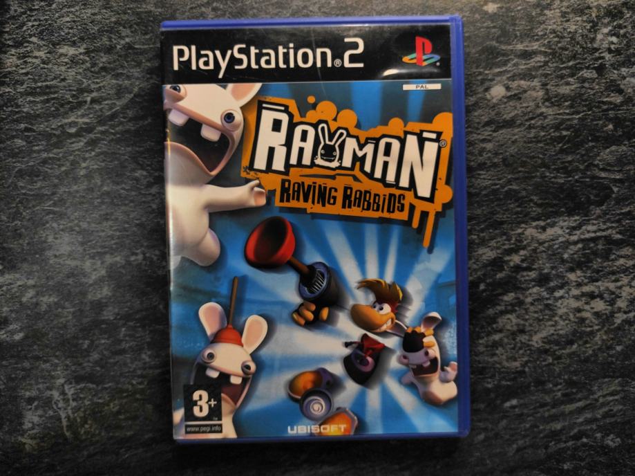 ps2 Rayman Raving Rabbids ps2