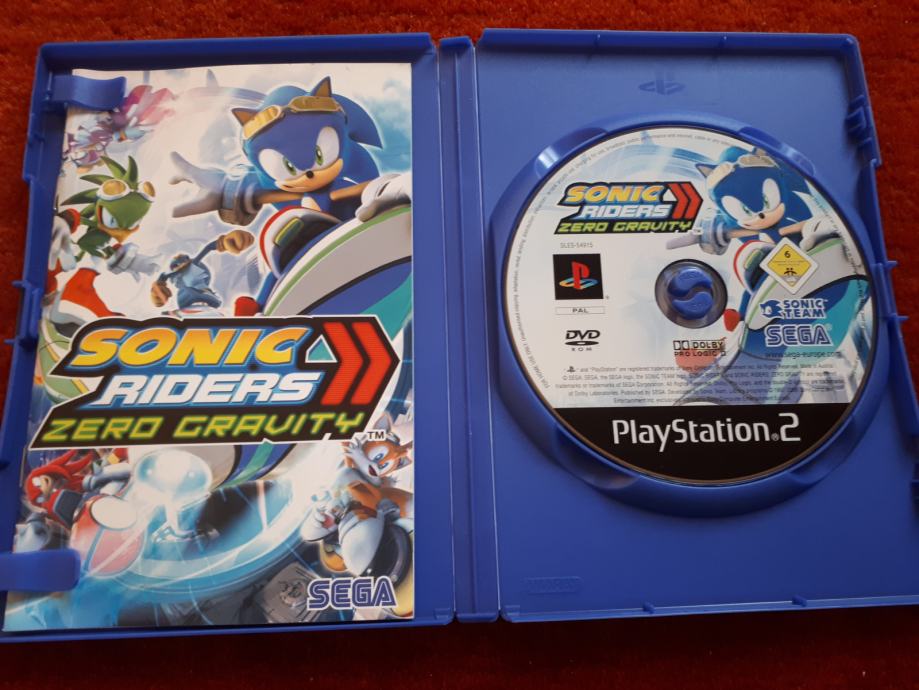 Sonic Riders Zero Gravity Ps2 Black Label