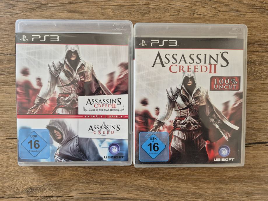 Assassins creed 1 i 2 ps3